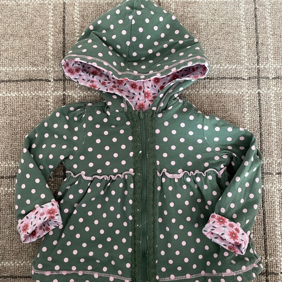 Matilda Jane Wilderness Explorer Jacket 3-6 MO Reversible - Picture 3 of 9